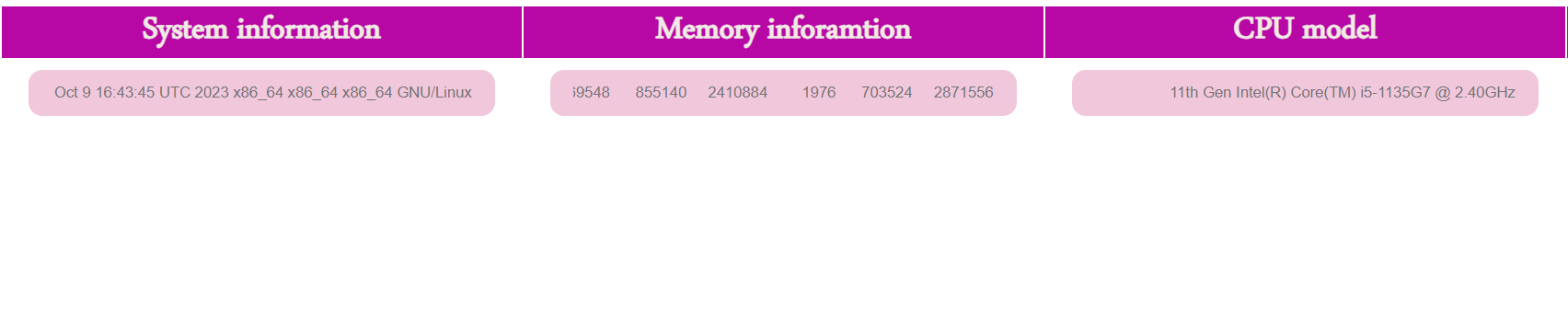 Retrieving information